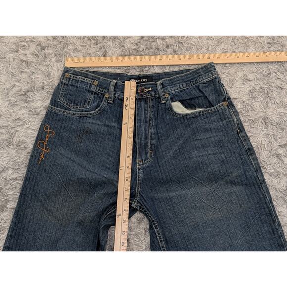 Sean John Denim Blue Baggy Jeans Size 30x32 Vintage Y2K 2000 Hip Hop - Picture 6 of 16